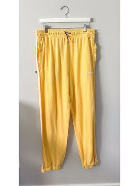Y2K Vintage Phat Farm Yellow Sweats with Side Stripe